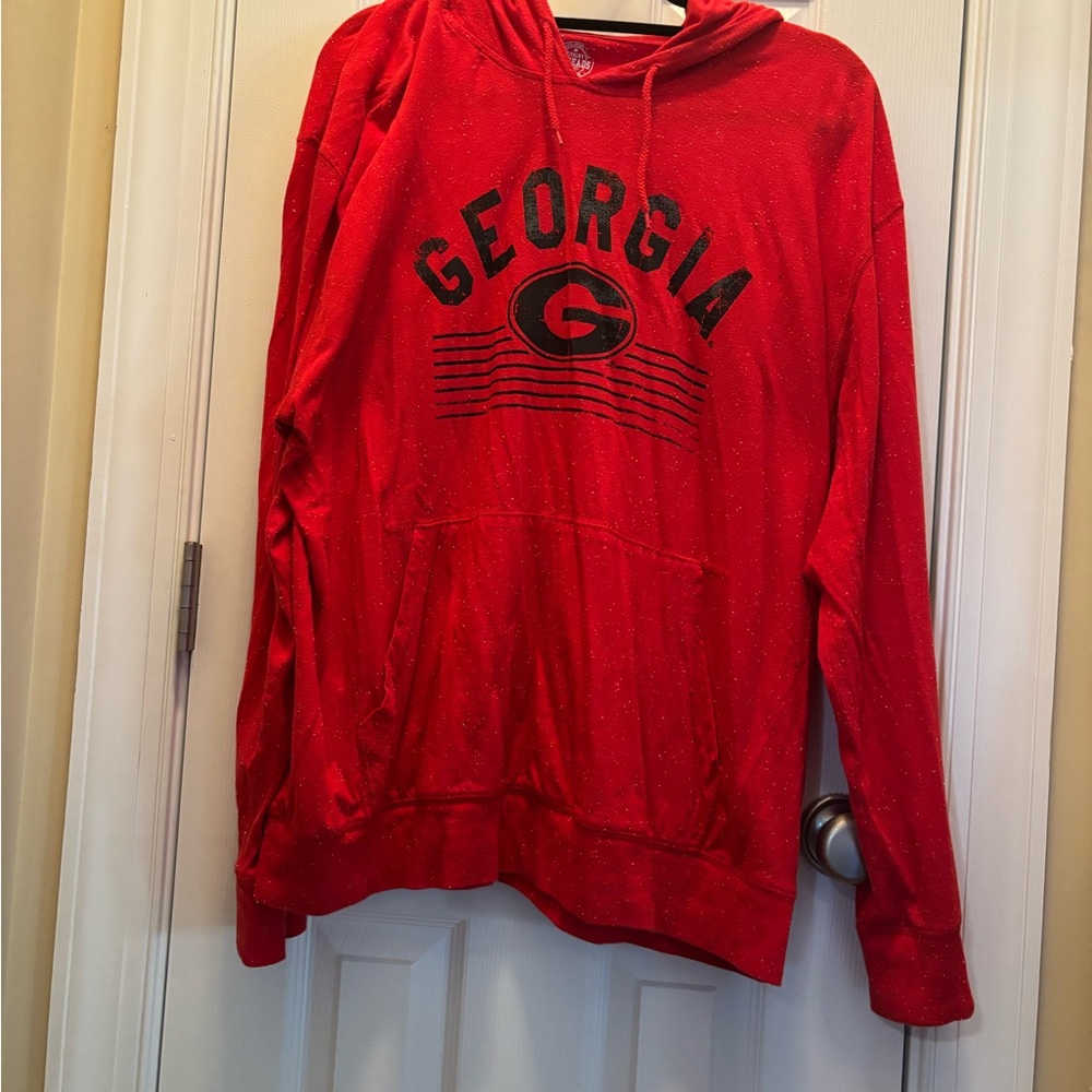 Rivalry Threads Georgia Red Hoodie